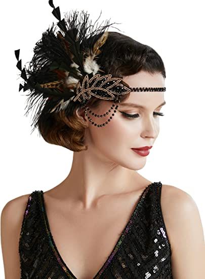 20s Headband, Style Androgyne, Great Gatsby Headpiece, 1920s Accessories, Gatsby Look, Gatsby Headpiece, Flapper Headpiece, 1920s Headpiece, Vintage Headpiece