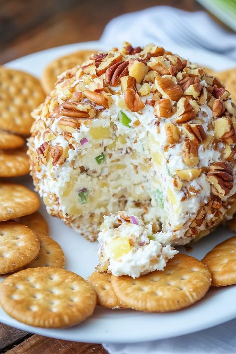 Southwest Cheese Ball, Cream Cheese And Pineapple Cheese Ball, Hot Pepper Peach Cheese Ball, Ham And Pineapple Cheeseball, Pineapple Bacon Cheese Ball, Salami Cheese Ball, Cheese Ball With Crushed Pineapple, Cherry Cheese Ball, Pineapple Green Pepper Cheeseball