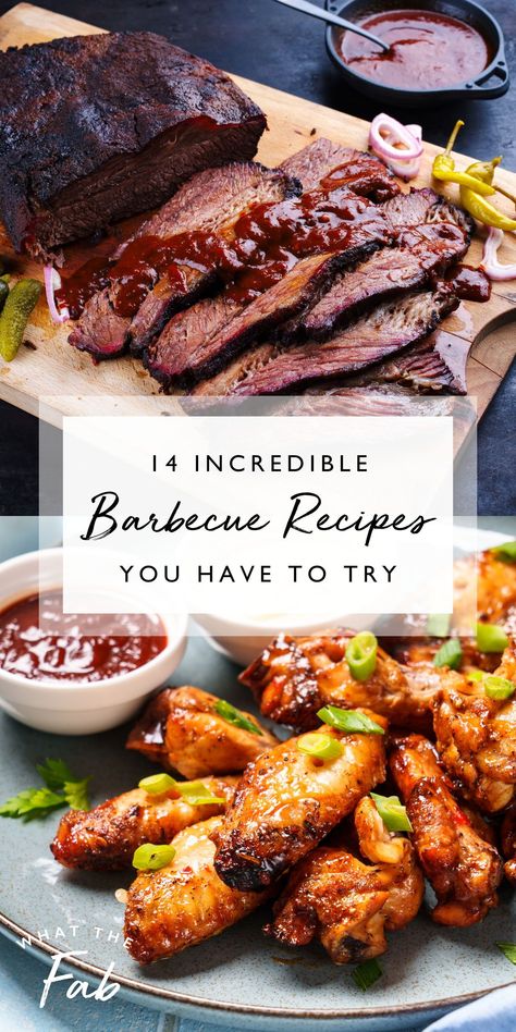 Fire up the grill and dive headfirst into the delicious world of sweet, savory, and spicy barbecue with these mouthwatering recipes. From pulled pork sandwiches to baby back ribs, these barbecue recipes are essential for your next get together.

barbecue recipes, barbecue recipes grill, barbecue recipes meat Bbq Lamb Chops, Coal Bbq, Easy Pulled Pork Recipe, Bbq Chicken Wings Recipe, Barbecue Ideas, Recipes Grill, Bbq Smoker Recipes, Barbecue Recipes Grill, Bbq Lamb