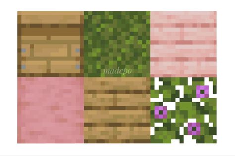 NEW 1.20 Minecraft Block Palette including beehive, moss block, cherry plank, stripped cherry log, oak plank, and flowering azalea leaves! Cute pink aesthetic; mcyt mc blocks palettes, color, natural, cottagecore Flowering Azalea Minecraft, Oak Block Pallets Minecraft, Cherry Block Palette, Minecraft Oak Palette, Cherry Wood Color Palette Minecraft, Minecraft Cherry Palette, Cherry Wood Palette Minecraft, Pink Cottagecore Minecraft, Minecraft Wood Palette