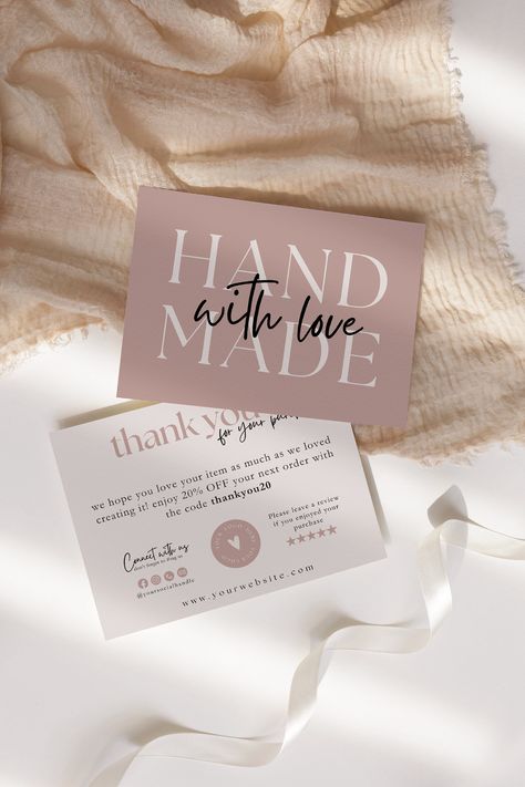 Thank You Cards Jewelry Business, Thanks Card For Customer Aesthetic, Jewelry Thank You Card, Thank You Card Small Business, Thank You Card For Small Business, Thank Card Design, Thank You Notes For Customers, Thanks Card For Customer, Creative Thank You Card Design