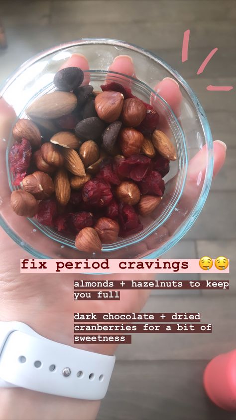 Healthy Period Cravings, Period Snacks, Meatless Food, Period Cravings, Healthy Period, Period Care, Snack Craving, Dried Cranberries, Breakfast Lunch Dinner