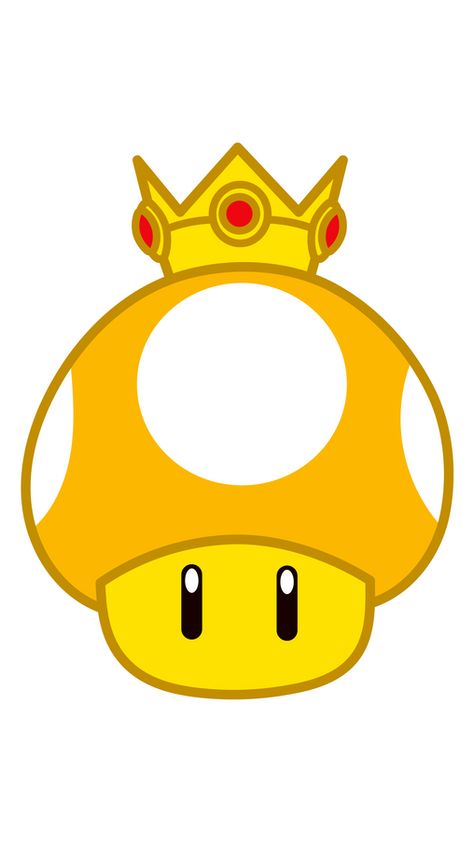 Mario Stickers, Mario Sticker, Ludo Board, Mario Halloween, Super Mario Mushroom, Golden Mushroom, Tufting Ideas, Yellow Mushroom, Super Mario Games