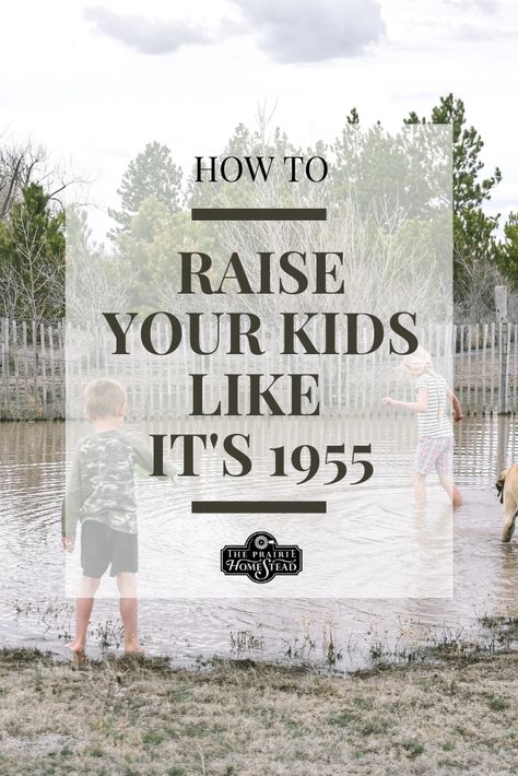 Raising Old-Fashioned Kids in a High Tech World • The Prairie Homestead Homesteading With Kids, Fun Ideas For Kids At Home, Fun Kids Activities, Prairie Homestead, Things To Learn, Simple Projects, Farm Kids, Education Positive, Confidence Kids