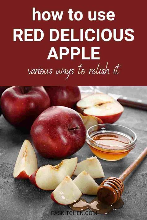 A Pinterest pin featuring a close-up image of Red Delicious apples with informative text. Learn about the nutrition, benefits, and usage tips for Red Delicious apples. Perfect for those looking to make healthier snack choices and enhance their culinary adventures. #RedDeliciousApples #HealthySnacking #FruitGuide What To Do With Red Delicious Apples, Recipes Using Red Delicious Apples, Recipes For Red Delicious Apples, Red Apple Recipes, Red Delicious Apple Recipes, Red Delicious Apples Recipes, Fruit Love, Red Delicious Apples, Apple A