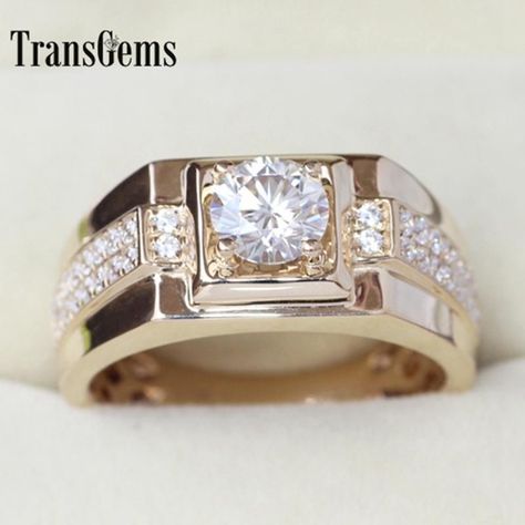 Grooms! Your Search For The Perfect Engagement Ring Design Ends Here! Color Wedding Ring, Mens Gold Diamond Rings, Mens Rings Wedding Diamond, Couple Ring Design, Mens Ring Designs, Engagement Rings Couple, Mens Gold Rings, Diamond Rings Design, Mens Gold Jewelry