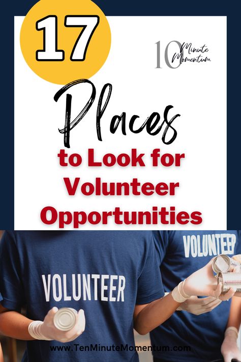 Volunteering has a ton of amazing benefits. But sometimes it can be hard to find the right place to volunteer. Here are 17 great places for teens and adults to look for volunteer opportunities. Volunteering Opportunities, Volunteer Ideas For Adults, Volunteer Ideas, Hospice Volunteer, Places To Volunteer, Volunteer Recognition, Classroom Volunteer, Volunteer Quotes, Volunteer Activities