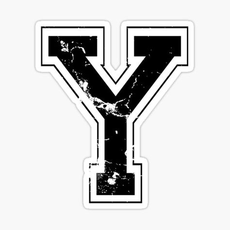 Letter Y Black Stickers | Redbubble Y Letter Images, Huruf Y Aesthetic, Polaroid Picture Frame, Dele Alli, The Letter Y, Wallpaper Wa, We Bare Bears Wallpapers, Black And Gold Marble, Typography Alphabet