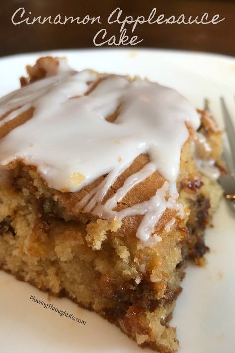 Cinnamon Applesauce Cake, Applesauce Coffee Cake Recipes, Things To Make With Applesauce, What To Make With Applesauce, Applesauce Coffee Cake, Cheesy Cabbage Casserole, Kfc Recipes, Recipe Using Applesauce, Cheesy Cabbage