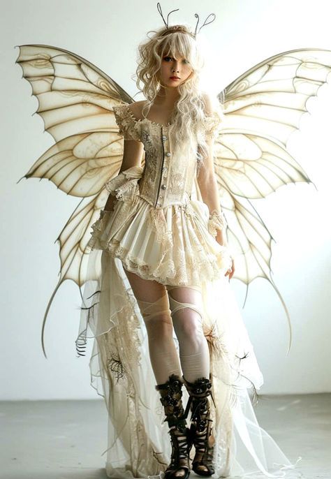 Mascarade Dresses, Best Costume Ideas, Fairy Core Outfits, Faerie Costume, Fairy Costume Diy, Steampunk Fairy, Fairy Cosplay, Best Costume, Fairy Outfit