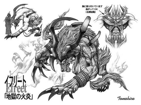 ffx final fantasy x ifrit concept art Aeon Fanart, Final Fantasy Tattoo, Hb Pencil, Art Final, Final Fantasy Artwork, Final Fantasy X, Final Fantasy Art, Fantasy Collection, Drawing Projects