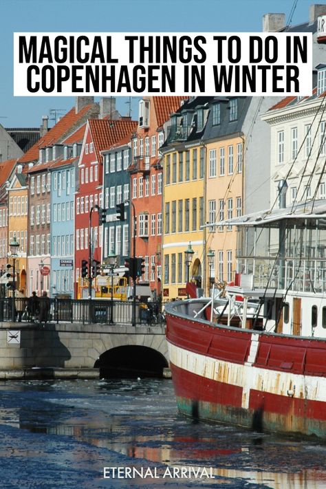 Planning to visit Copenhagen in winter? This guide to the best things to do in Copenhagen in November, December, January, and February will be your ultimate winter Denmark guide. Whether you plan to spend Christmas in Copenhagen visiting Tivoli Gardens and Christmas markets at Nyhavn, or just explore the cozy cafes, nightlife scene, and best bars in Copenhagen in January or February, this guide to winter in Copenhagen, Denmark will help you plan your winter Copenhagen travel. Denmark In November, Copenhagen In December, Copenhagen City And Style, Copenhagen November, Winter Copenhagen, Copenhagen In Winter, Copenhagen Winter, Travel Copenhagen, Visit Copenhagen