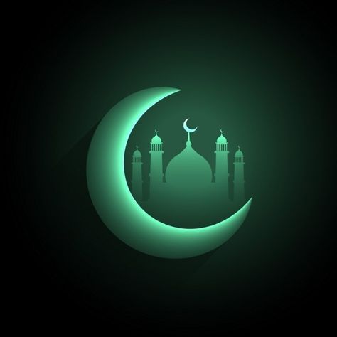 Mosque Background, Green Nature Wallpaper, Islamic Dp, Background Islamic, Ramadan Celebration, Islamic Ramadan, Ramadan Kareem Pictures, Wallpaper Moon, Quote Islam