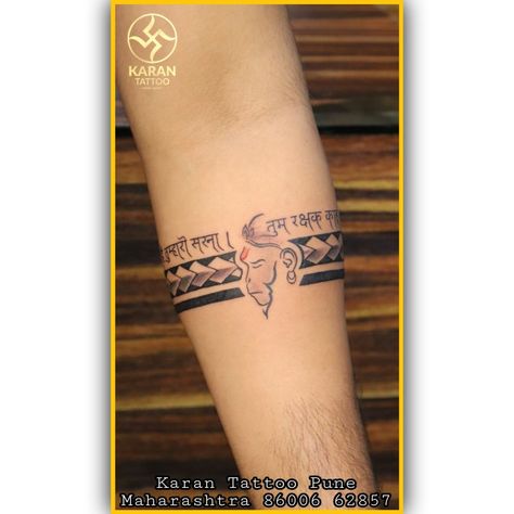 #hanuman #hanumanji #hanumanstatus #hanumanjayanti #maruti #instagram #instagood #tattoodesign #hanumantattoo Hanuman Shloka Tattoo, Hanuman Arm Band Tattoo, Bajrang Bali Tattoo Design, Tattoo Hanuman Design, Hanuman Band Tattoo, Hanuman Tattoo Design Art, Lord Ram Tattoo For Men, Hanuman Tatoos Design, Hanumanji Tattoo Design