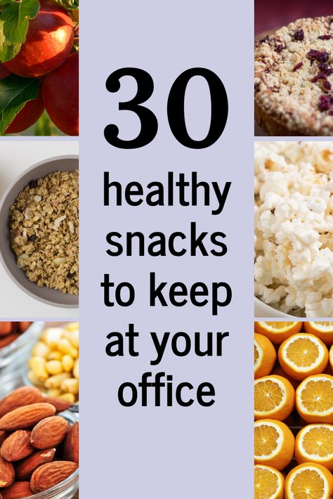 Want to stay healthy while working your 9-to-5? Which fruits are least likely to spoil? How can you meal prep for the work week? Healthy Snacks For Work Desk, Healthy Snack Drawer, Healthy Office Snacks, Healthy Office, Office Snacks, Simple Office, Saltine Crackers, Desk Drawer, Work Week