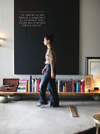 Low Bookshelves, Camille Styles, Different People, Unique Display, Kelly Wearstler, Rustic Living, Low Shelves, Household Furniture, Book Shelf