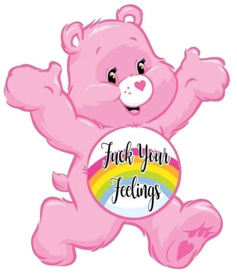 Care Bear Tattoos, Care Bears Vintage, Care Bear Party, Funny Day Quotes, Bear Quote, Cartoon Character Tattoos, Cartoon Clip, Pink Teddy Bear, Bear Pictures