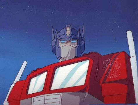 Optimus Prime from the original Transformers cartoon. Transformers Cartoon, Optimus Prime G1, Optimus Prime Art, Optimus Prime Wallpaper, Transformers Fanart, Original Transformers, Transformers Starscream, Transformers Universe, Transformers 4