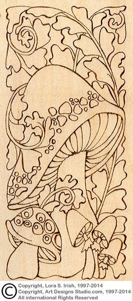 Mushroom Doodles Pyrography Project Practical Crafts, Hobby Inspiration, Beginner Wood Burning, Pyrography Designs, Wood Burning Patterns Stencil, Wood Burning Stencils, Wood Burning Techniques, Wood Burn Designs, Pyrography Patterns