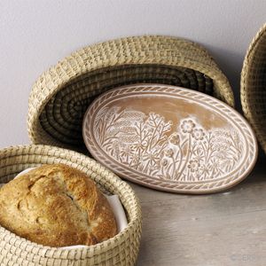 Serving - Spring Meadow Bread Warmer & Basket ~ $24 ~ Fair Trade Shopping!!!!! Bread Warmer, Prairie Flowers, Food Gift Baskets, Grass Basket, Harvest Blessings, Spring Meadow, Pine Needle Baskets, Bread Boxes, Christmas Baskets