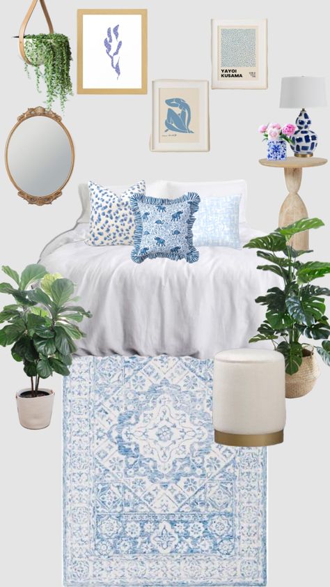 Greece Room, Dorm Room Themes, Cowgirl Room, Dorm Room Styles, Summer Room, Apartment Decorating Living, Room 2023, Room Inspired, Coastal Room