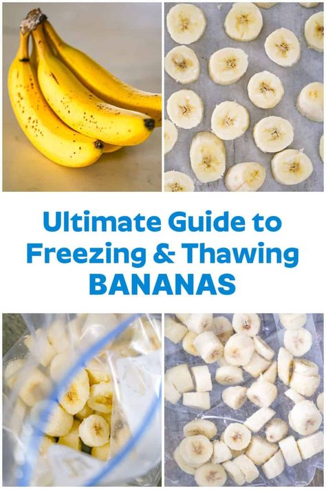 Today, we're diving into a super sweet secret of successful baking – mastering the art of freezing and thawing bananas for baking and smoothies! Banana Kale Smoothie, Ripe Banana Recipe, Banana Cheesecake, Creative Snacks, Banana Breakfast, Vegan Banana Bread, How To Make Smoothies, Banana Dessert, Overripe Bananas