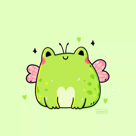 Froggy Tattoo, Frog Character Design, Wholesome Encouragement, Cute Frog Illustration, Lunch Notes, Frog Illustration, Easy Doodles, Frog Design, Easy Doodles Drawings