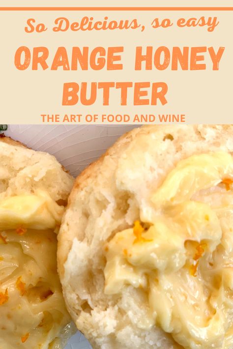 Orange Honey Butter is a classic flavored butter. Making Compound Flavored Butters is so easy and you can keep them in the freezer. Most combos have just 2-3 ingredients and take 5-minutes to make. Compound butters are great for Side Dishes and on top of meats. #SideDishes #CompoundButter #FlavoredButter #ShallotButter #Butter #orangehoneybutter #flavoredbutters #honeybutter #orangebutter #herbedbutter #garlicbutter #chivebutter #lemontbutter #cajunbutter #parsleybutter Butter Flavors Recipes, Butter Gifts Holidays, How To Make Flavored Butter, Easy Flavored Butter, Orange Honey Butter Recipe, Flavored Butters For Bread, 5 Ways To Flavor Butter 12 Tomatoes, Gourmet Butter Recipes, Diy Flavored Butter