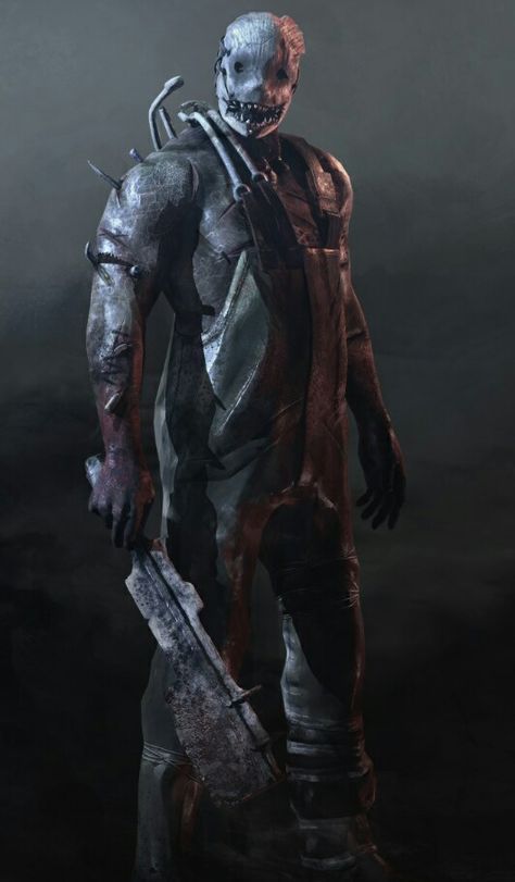 Dead by Daylight ( Killer ) Trapper Dbd Art, The Trapper Dbd, Horror Game Characters, Dead By Daylight Killers, Trapper Dbd, Dbd Killers, Sonic Runners, Survival Horror Game, Batman Arkham Knight