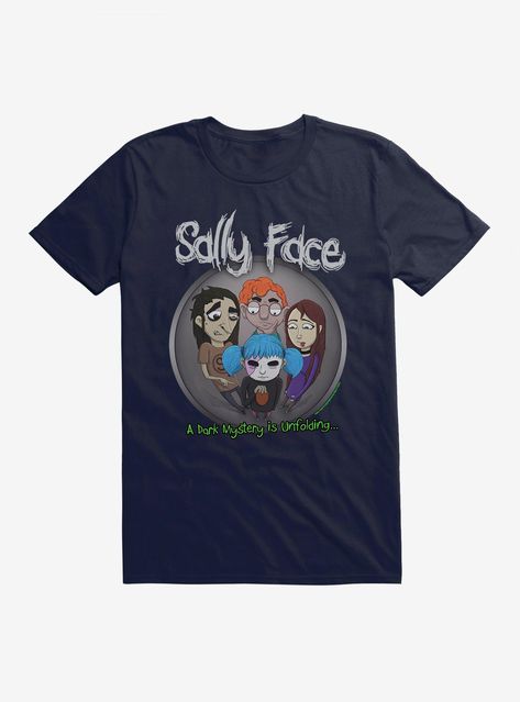 Sally Face, Friends Tshirt, Girls T Shirt, Logo T Shirt, Long Sleeve Sweatshirts, Hot Topic, Girls Tshirts, Tshirt Logo, Colorful Shirts