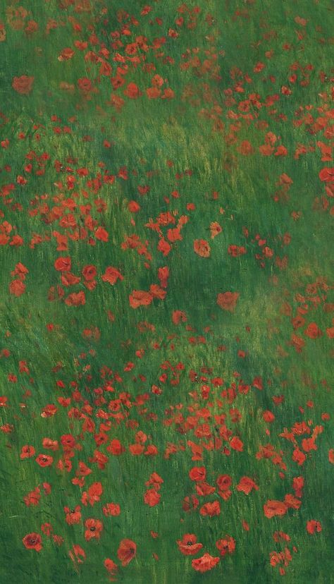 Red poppies field mobile wallpaper. Remixed by rawpixel. | premium image by rawpixel.com Poppy Fields Painting, Poppy Wallpaper Iphone, Green Minimalist Background, Green And Red Wallpaper, Poppy Flower Wallpaper, Monet Lily Pads, Poppy Background, Red And Green Wallpaper, Flower Field Painting