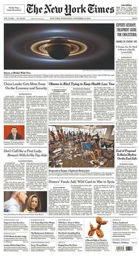 First Page Design, Newspaper Editorial, Newspaper Layout, First Amendment, Newspaper Design, Page Design, The New York Times, Word Art, Front Page