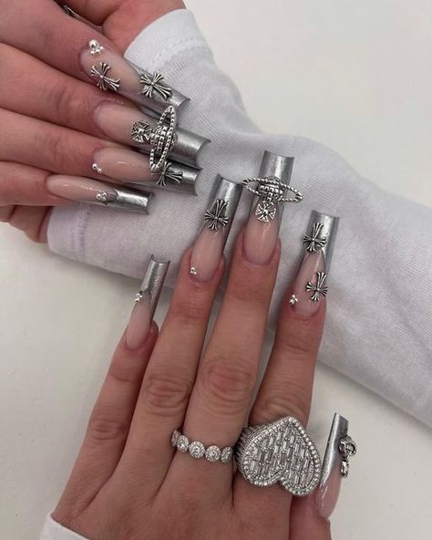 Vivienne Westwood, Nails, Princess Charming, December 8, Chrome Hearts, French Tip Nails, Chrome Nails, Discount Code, Charms