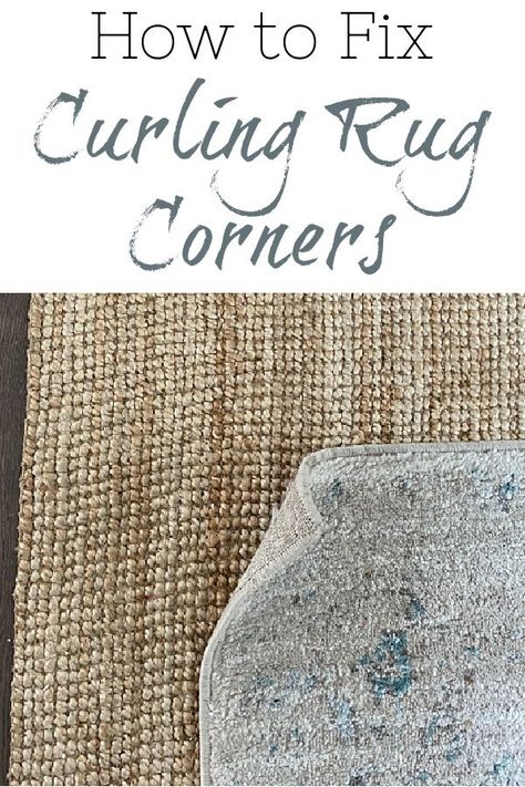 If you own a rug, chances are you have experienced curling rug corners. Not only are they a bit unsightly, they are also a tripping hazard. Not to worry. There is a very easy way to fix curling carpet corners with water and a heavy object. How To Get A Rug To Lay Flat, Area Rug On Carpet Living Room, How To Flatten A New Rug, Rug Hacks, Cleaning Area Rugs, Rug Over Carpet, Water With Lemon, Lavender Laundry, Lake Ideas