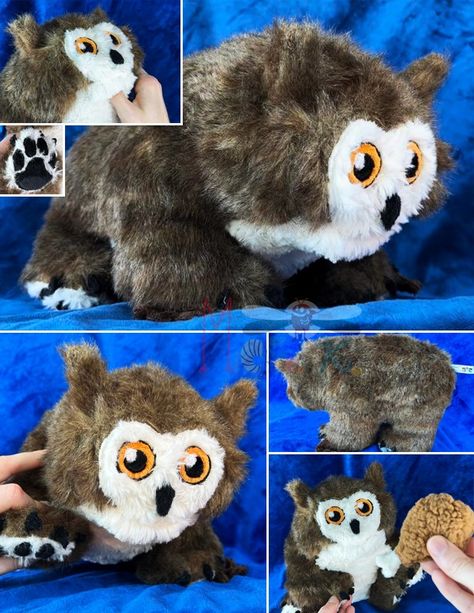 "I made an Owlbear plush!" by MichaelKToymaker on Reddit Owlbear Plush, Product Ideas, Stuffed Animals, Animals, Quick Saves