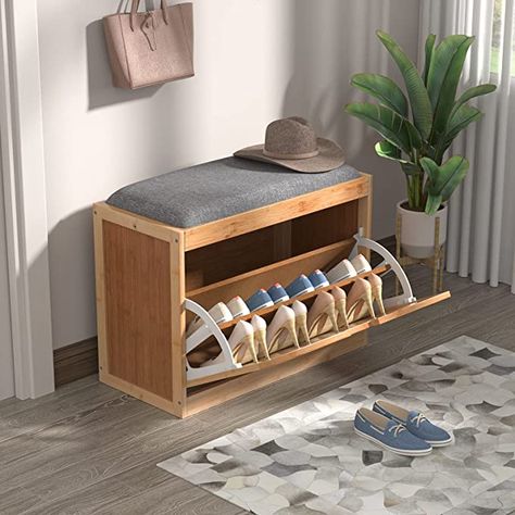 Compact Shoe Storage Small Spaces, Boots Shelves, Hidden Shoe Storage Entryway, Shoe Storage Cabinet Entryway, Shoe Storage Seat, Outdoor Shoe Storage, Seattle Apartment, Modern Shoe Rack, Shoe Bench Entryway