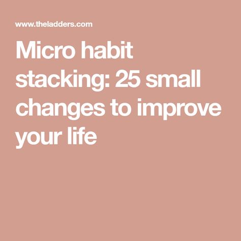 Habit Stacking, Sleep Rituals, Life Satisfaction, New Habits, Check Email, Clear Your Mind, Productive Day, Small Changes, Life Improvement