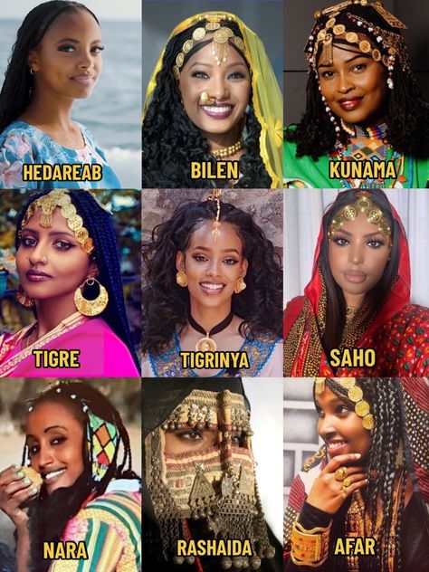 African Girl Aesthetic, Eritrea Aesthetic, Ancient Ethiopia, East African Women, African Hair History, Black Culture Aesthetic, Africa Aesthetic, Ethiopian Hair, African Aesthetic