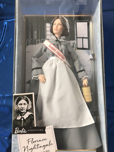 Barbie Inspiring Women Series, Nurse Barbie, Vintage Nursing, Barbie Signature, Barbie Collector Dolls, Vintage Nurse, Florence Nightingale, Joker Art, Inspiring Women