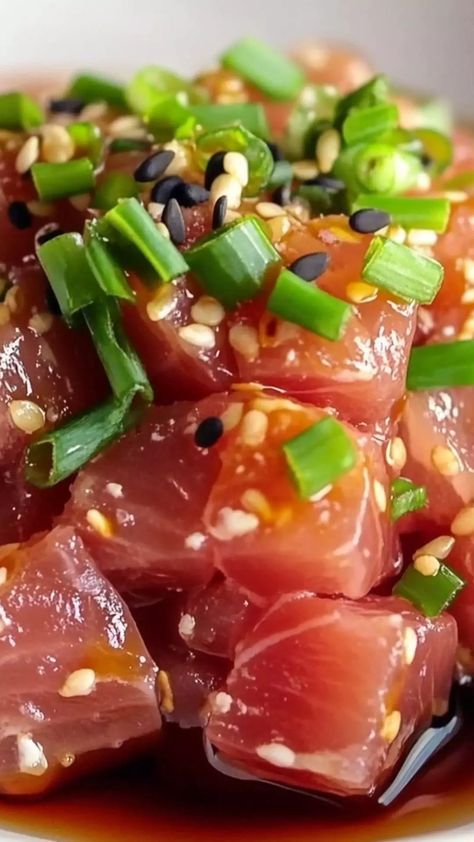 nobu tuna tartare Tuna Tartare Recipe Easy, Tuna Japanese Recipe, Ahi Tuna Tartare Recipe, Tuna Civeche Recipe, Tuna Tartare Appetizer, Tuna Tower Recipe, Seared Tuna Steak Recipes, Raw Tuna Recipes, Spicy Tuna Tartare Recipe