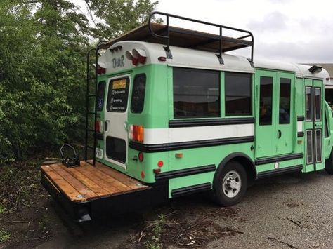 Short School Bus, Bus Remodel, School Bus Tiny House, School Bus Camper, School Bus House, Converted School Bus, Rv Car, Rv Dreams, Camper Van Life