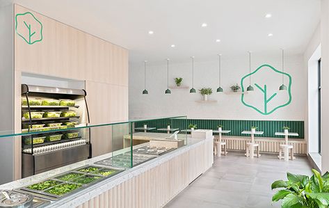 my: me + you - liv salad Cafe Fitout Ideas, Salad Bar Restaurants, Salad Shop, Nyc Interior Design, White Wash Brick, Cafe Shop Design, Summer Salad Recipes, Bar Interior, Bar Design Restaurant