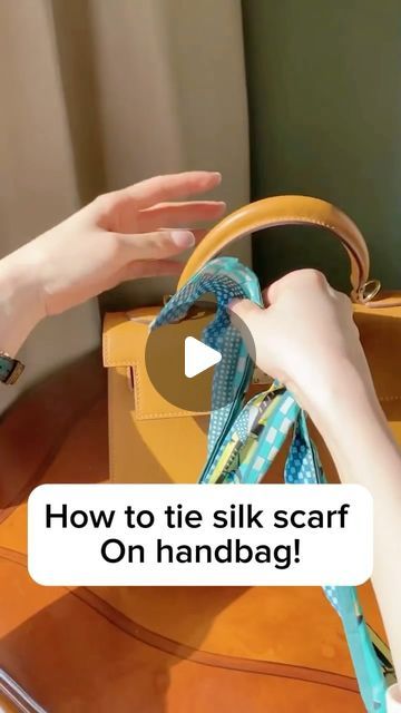 How To Tie Silk Scarf On Bag, Couture, Scarf Handbag Handle, Scarf Wrapped Purse Handle, Scarf On Bag How To Put, Hermes Scarf On Bag, Scarf Purse Handle, Scarf For Purse, Silk Scarf Handbag