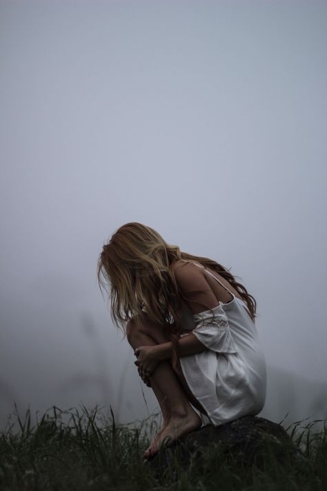 Alone in this big big world #model #photoshoot #fog Foggy Photoshoot Photo Ideas, Fog Photography Portrait, Stormy Photoshoot, Alone Photoshoot Ideas, Gloomy Day Photoshoot, Fog Picture, Fog Photoshoot, Foggy Photoshoot, Elegant Swimsuit