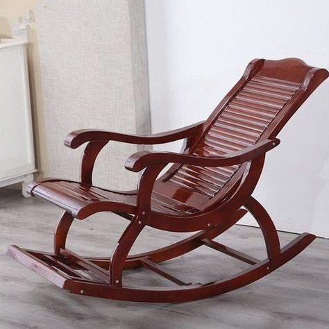 Home decor wooden chair design ideas Simple Rocking Chair, Rocking Chair Plans, Contemporary Outdoor Furniture, Rocking Chair Porch, Modern Rocking Chair, Balcony Chairs, Chair Wooden, Chair Design Wooden, Wooden Rocking Chairs