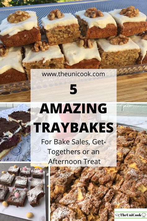 Carrot Cake Traybake, Spicy Carrot Cake, White Chocolate Brownies Recipe, Traybake Recipes, Chocolate Traybake, Traybake Cake, Delish Cakes, Bake Sale Recipes, Tray Bake Recipes