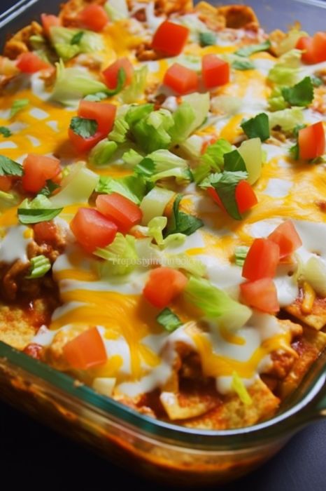 Walking Taco Casserole Taco Pizza Casserole, Taco Salad Bake Casserole, Mexican Casserole With Fritos, Dorito Taco Salad Casserole, Tortilla Mexican Casserole, Casseroles Recipes Healthy, Casserole With Fritos, Top Mexican Recipes, Taco Casserole Tortilla Chips