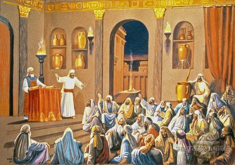 Yom Kippur - Temple Institute Biblical Images, Sanctum Sanctorum, Yom Kippur, In His Presence, Ritual Bath, Arab World, Sukkot, High Priest, Atonement