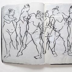 Moving Poses, Fat Ladies, Black And White Drawings, Life Drawing Classes, Fat Art, Drawing Examples, Human Figure Drawing, Alberto Giacometti, Artist Sketchbook