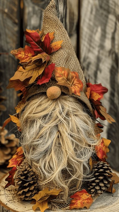 12 DIY Fall Decoration Ideas For Your Home Scarecrow Ideas Diy, Gnomes Diy Christmas, Make Gnomes, Diy Thanks Giving Decorations, All Things Fall Autumn, Turkey Gnomes Diy, Pilgrim Gnomes Diy, Diy Fall Gnomes, Fall Gnome Wreath